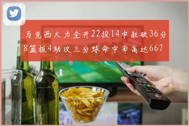 马克西火力全开22投14中狂砍36分8篮板4助攻三分球命中率高达667